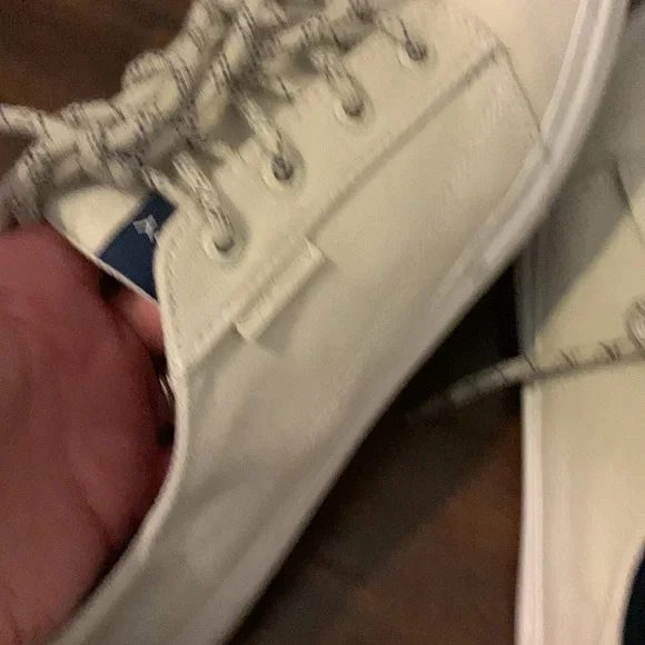 SOLD Off White Canvas Sperry Top-Sider - Picture 6 of 8